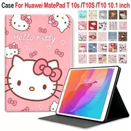 For Huawei MatePad T 10s T10S T10 10.1 inch New  Shockproof Leather Stand Flip Cover For Honor Pad 6
