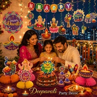 Diwali Door Hanging Ornament Deepavali Festival Pendant Happy Diwali Wall Entrance Decor