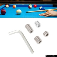 SIMULR Pool Cue Weights, Different Weight Options Multi Specification Set Pool Stick Weights, Alumin