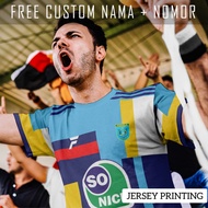 Persela Lamongan Club Football Jersey Striped Custom Shirt Name and Back Number - 59