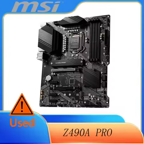 MSI LGA 1200 Z490-A PRO Motherboard 128GB Intel Z490 PCI-E 3.0 Desktop Mainboard M.2 Dual Channel DD