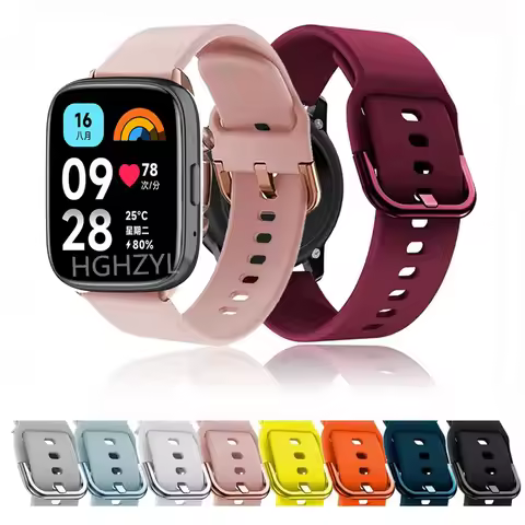 For Redmi Watch 3 Active Strap Sports Silicone Replacement Wristband Correa For Xiaomi Redmi Watch 3