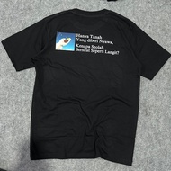 T-shirt with the words Only the Land that is given a Life, Why Are So It's Okay, Like Heaven, Thick 