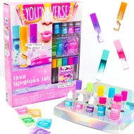 Just My Style You*niverse Lava Lip Gloss Lab, At-Home STEM Kits For Kids Age 6 And Up, Makeup Kits, 
