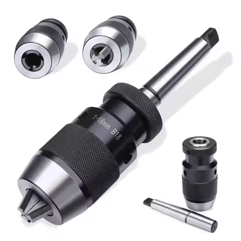 B10 B12 B16 B18 B22 Self tightening drill chuck MT1 MT2 MT3 MT4 Morse Drill Chuck Lathe 1-10 1-13mm 