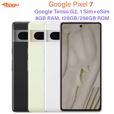 Google Pixel 7 Original Unlocked Mobile Phone 128GB/256 ROM 5G 8GB RAM 6.3" Google Tensor G2 Octa Co