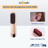Enchen H100 Cordless Hair Straightener Comb Portable Wireless Negative Ionic Hair Straightener Brush