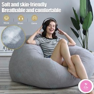 C3S Bean Bag Lazy Sofa Bean Stylish Bedroom Furniture Solid Color Single Lazy Sofa Cover DIY Filled Inside Sofa Malas