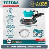 TOTAL  Powerful Air Orbital Sander (150mm / 6") TAT91512 - Original TOTAL & Heavy Duty Product - 1 Y
