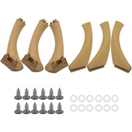 HiSport Inner Door Panel Handle and Door Pull Outer Trim Cover 1 Rear Left 2 Front Rear Right - Comp