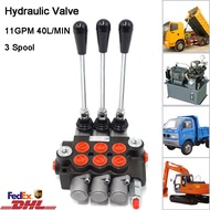 คอนโทรลวาล์ว3แกน 4หุน คอนโทรลวาล์ว คอนโทรลไฮดรอลิก 3 แกน ขนาด 4หุน คอนโทรลรถไถ รุ่น3แกน สำหรับ รถไถ 