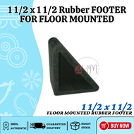 FOURHMC HIGH QUALITY 1 1/2 x 1 1/2 Rubber FOOTER FOR FLOOR MOUNTED FOR AIRCON
