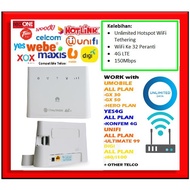 Modded / Mod Unlocked Huawei B310 4G  Maxis Digi Celcom Yes4G Umobile Unlimited WiFi Tethering Hotsp