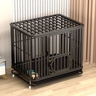 DPV7 People love itUpgrade Full Square Tube Dog Cage Medium Large Dog Dog Cage Golden Retriever Labrador Indoor Dog Cage