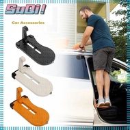 SUQI Car Door Step, Aluminium Alloy Foldable Car Roof Rack Step, Auxiliary Walking Multifunction Car Foot Pedal
