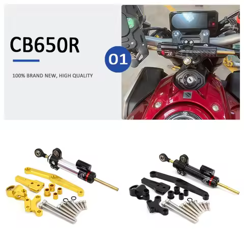 For Honda CB650R CB 650R CB 650R 2018-2021 New Motorcycle CNC Aluminum Steering Stabilizer Adjustabl