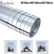 &lt;5/30 ROYALLLADY High-Quality&gt; Wall mirror sticker mirror film self-adhesive adhesive film bathroom decoration