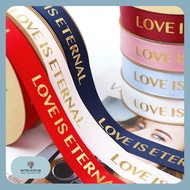 Love Is Eternal Bouquet Ribbon Satin Ribbon Flower Bouquet Ribbon ROLL PT09