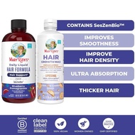 MaryRutsAdvancedHairCareBundle–DailyLiquidHairFormula16oz&HairGrowthMaxLiposmal15.22oz