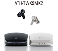 [2色可選] ATH-TWX9 MK2 真無線降噪耳機 黑色│IPX4 防水、aptX Adaptive、多點配對、可無線充電