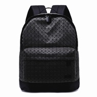 Bangkok delivery  กระเป๋า JAPAN BAO BAO Backpack แท้ issey miyake/กระเป๋าเป้/เหมาะสำหรับผู้ชายและผู้หญิง