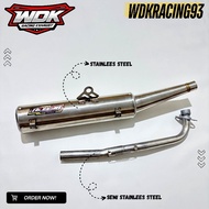 EKZOS EXHAUST CUTTING STANDARD ALEEYA RACING SRL 115, SRL 115 FI, LAGENDA, WAVE100, WAVE125i, EX5, D