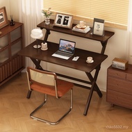 Dormitory Fold-Free Table Lift Double-Layer Study Table Household Study Student Installation Compute