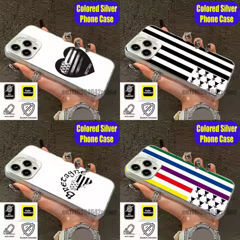 For Bretagne Brittany France Region Flag Phone Case iPhone 14,16,12,15,13,17,11,E,Pro,Max,Plus,Air,M