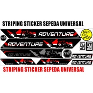 INDONESIAN BIKE ADVENTURE STICKER UNIVERSAL BIKE STRIPING STICKER Motorcycle Sticker