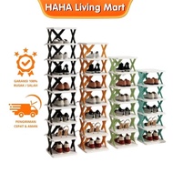 Minimalist PP Plastic Shelf Product Size 24cmx26cmx56cm Minimalist 5-Tier Plastic Shoe Rack Multipur