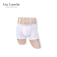 (NEW) Guy Laroche กางเกงในชาย ทรงTrunks สัมผัสนุ่ม กระชับ สวมใส่สบาย แพ็ค 2 ตัว สีขาว (JUU4501R5WH)