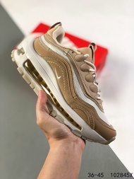 【พร้อมส่งของแท้💯/ รุ่นนี่ใส่ตรงไซส NIKE Air Max 97 Futura แฟชั่น รองเท้ากีฬา（สินค้าพร้อมกล่อง อุปกรณ์ครบ จัดส่งฟรี）