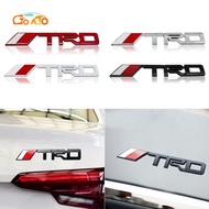 GTIOATO TRD Metal 3D Decal Sticker Grille Emblem For Toyota Vios Innova Hilux Fortuner Hiace Wigo Ru