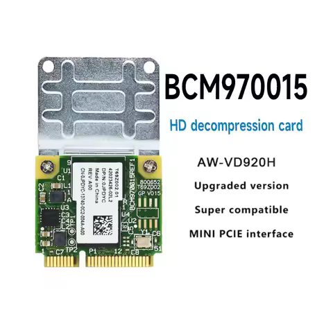 WDXUN for Broadcom BCM970015 70015 Crystal HD Video Decoder Mini PCI-E Adapter 1080p AW-VD920H