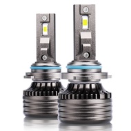 Roadusn หลอดไฟไฟหน้ารถ LED HB4 9006 H7 H11 1คู่20000LM H8 180W H10 H9 6000K CSP 12V 24V Canbus ไม่มี