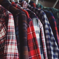 KEMEJA Women's Flannel Shirt Long Sleeve Flannel