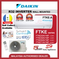 DAIKIN R32 Inverter Air-conditioner FTKE series AIRCOND 1.0HP 1.5HP 2.0HP 2.5HP WIFI gin-ion FTKE-A