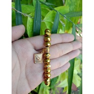 Feng Shui Gold 4 Leaf Clover Bracelet