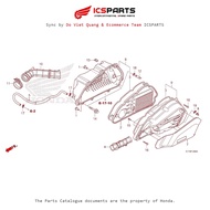 Air Filter (F-28-A) HONDA Sh 125 And Sh 150 (11/2016-11/2019) Parts Catalog