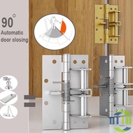 4 Inches Automatic Door Hinge,Self-Closing Door Hinges,Heavy Duty Spring Door Hinge,Automatic  Engse