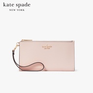 KATE SPADE NEW YORK MADISON SAFFIANO LEATHER DOUBLE ZIP WRISTLET KC588 กระเป๋าคล้องข้อมือ