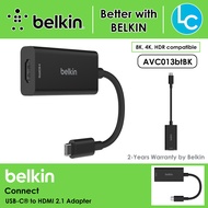 Belkin AVC013btBK USB-C to HDMI 2.1 Adapter (8K 4K HDR compatible)