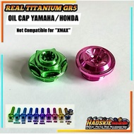 REAL TITANIUM GR5 ENGİNE OIL CAP FOR YAMAHA & HONDA GR5 Titanium