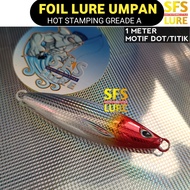 HOT STAMPING FOIL HOLOGRAM FOIL METAL JIG FOIL FISHING BAIT FOIL MINNOW STICKER METAL JIG STICKER MI