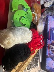 羊毛線+毛線+編織器+捲線器+絨毛布
