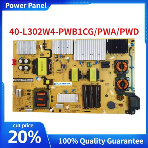 Original for TCL 75D6 75V2 for Toshiba75U6800C Power Panel 40-L302W4-PWB1CG/PWA/PWD 08-L302W58-PW200