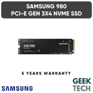 SAMSUNG 980 M.2 NVMe PCIe Gen3x4 SSD 250GB/500GB/1TB
