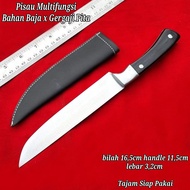 Pisau Seset HSS Pisau Dapur Duralium Fulltang