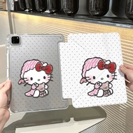 Crayon pink hat kt cat ipad11 generation pro11 inch air6/7 protective case A16 tablet MINI Apple pro
