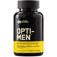 Optimum Nutrition Opti-Men, Vitamin C, Zinc and Vitamin D, E, B12 for Immune Support Mens Daily Mult